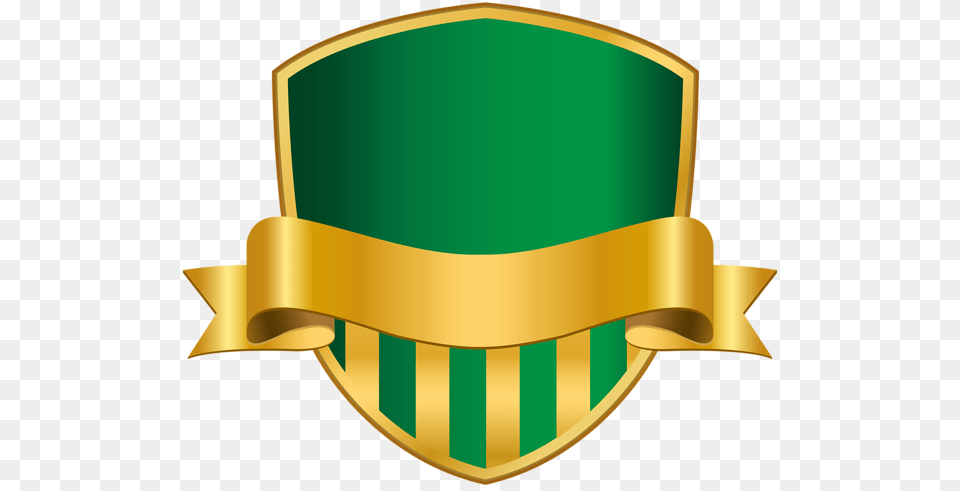 Badge With Banner Green Clip Art Image Frameborder Seal, Armor, Chandelier, Lamp, Shield Png