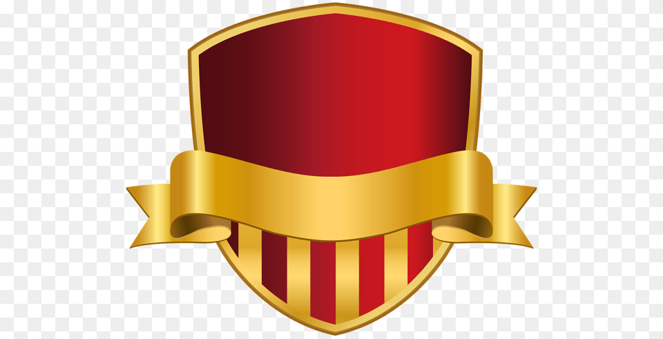 Badge With Banner Red Clip Art, Armor, Chandelier, Lamp, Shield Free Transparent Png