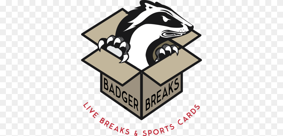 Badger Breaks Baseball Card, Box, Cardboard, Carton, Electronics Png Image