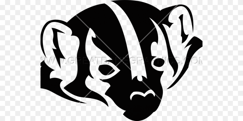 Badger Clipart Badger Head, Lighting, Bow, Weapon, Triangle Free Png Download