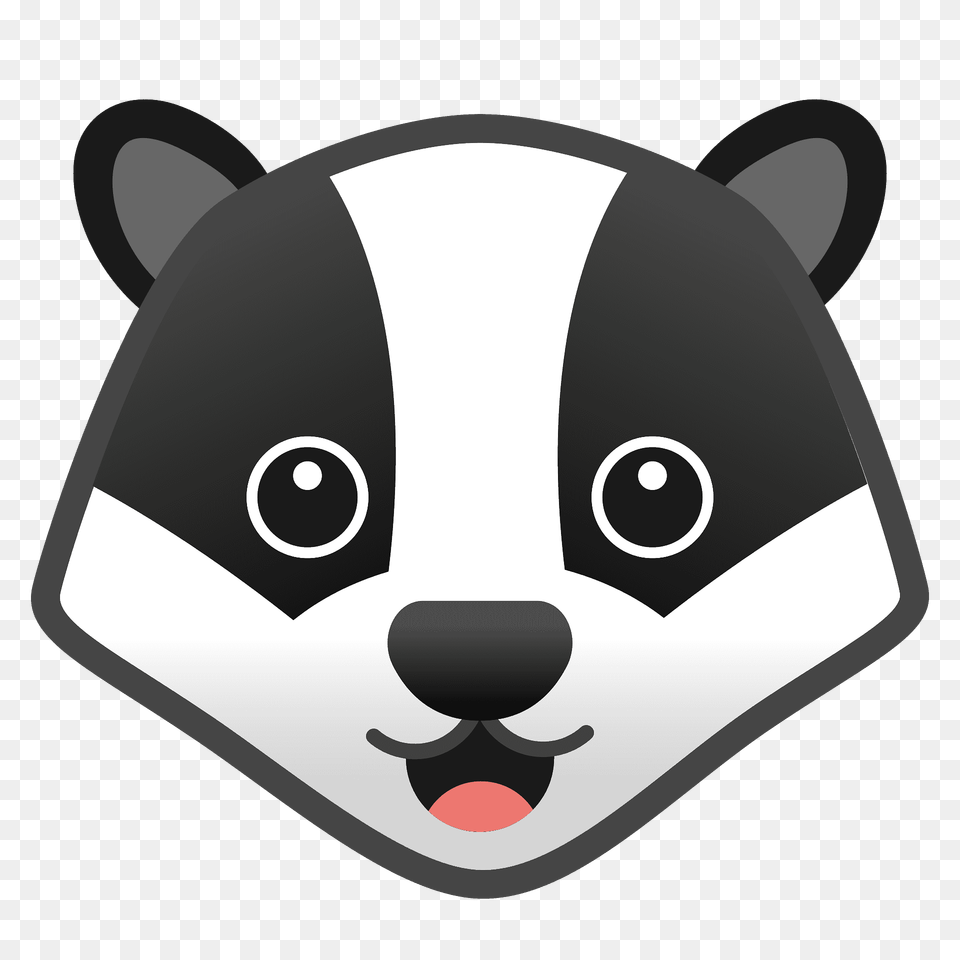 Badger Emoji Clipart, Animal, Mammal, Wildlife Png Image