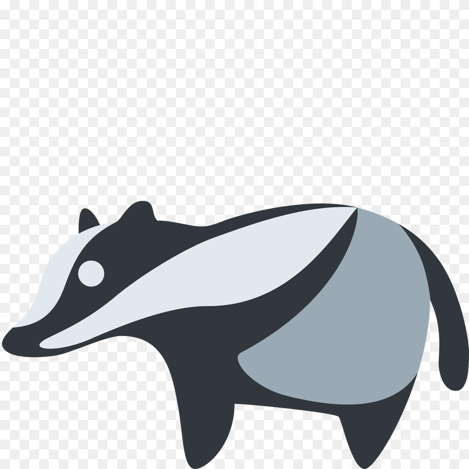 Badger Emoji Clipart, Animal, Fish, Sea Life, Shark Png