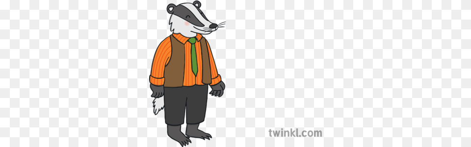 Badger Illustration Twinkl Cartoon, Baby, Person Free Transparent Png