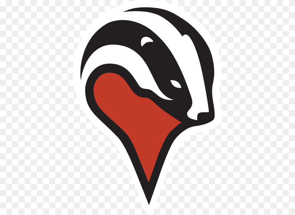Badger Map Logo Clipart Download Badger, Helmet, Cap, Clothing, Hat Png Image