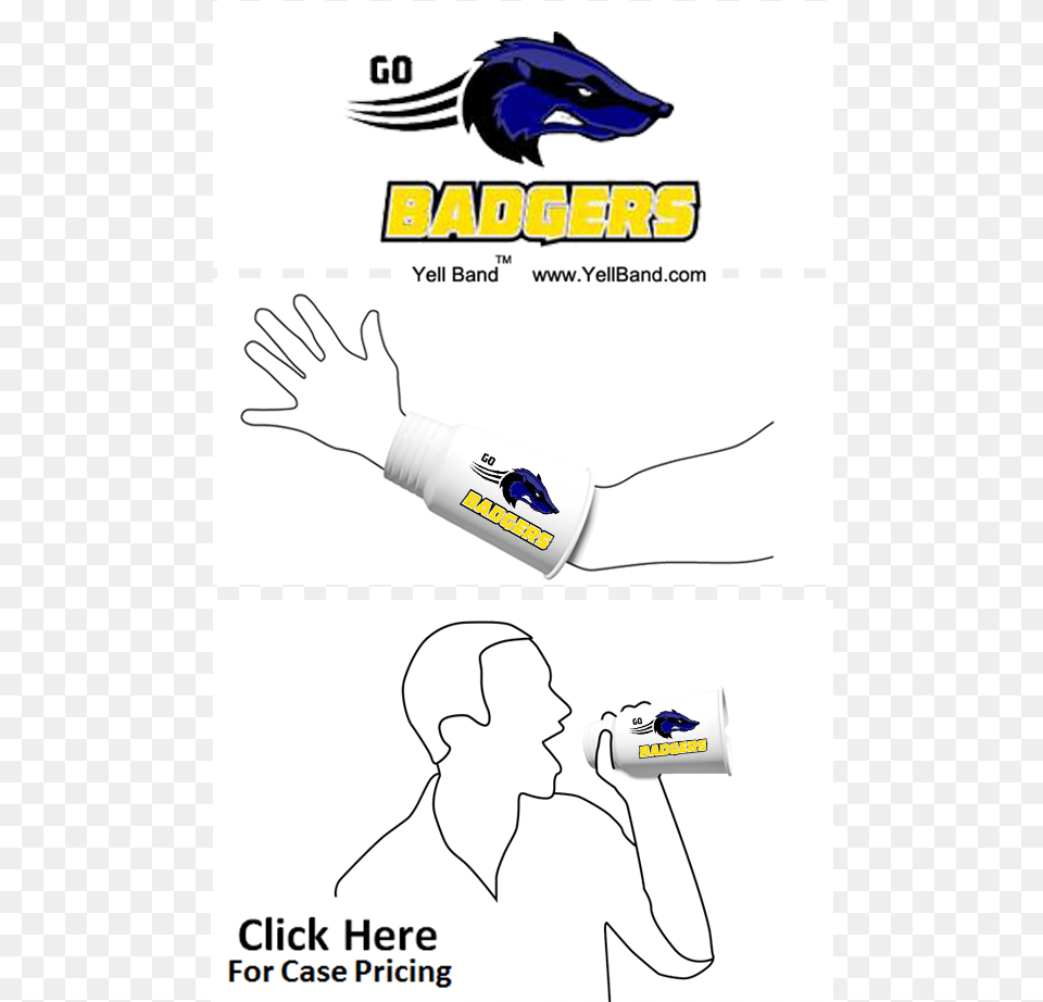 Badgers Blue Gold Swoosh White, Person, Appliance, Blow Dryer, Device Free Transparent Png
