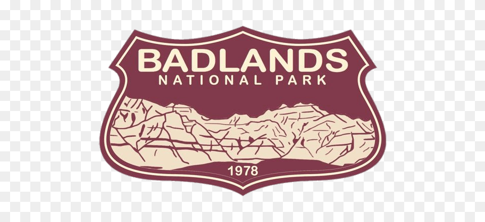 Badlands National Park Logo, Architecture, Building, Factory, Food Free Png Download
