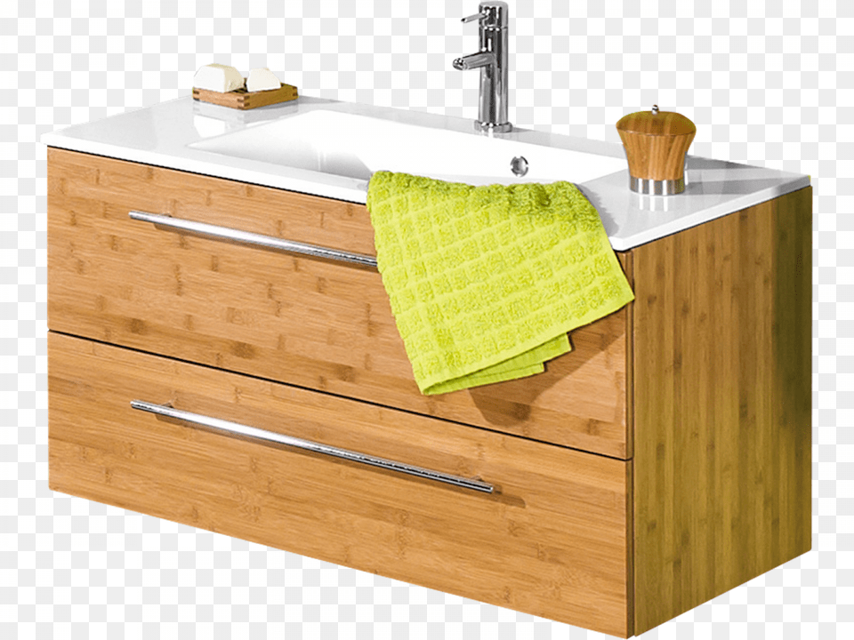 Badmbelset Bansuri Spiegelschrank Waschbeckenunterschrank Badmbel Bambus, Sink, Sink Faucet, Tub, Bathing Free Transparent Png