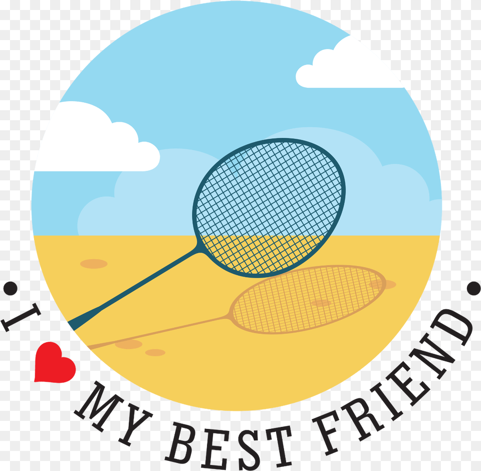 Badminton Best Friend Circle, Racket, Person, Sport, Sphere Free Png Download