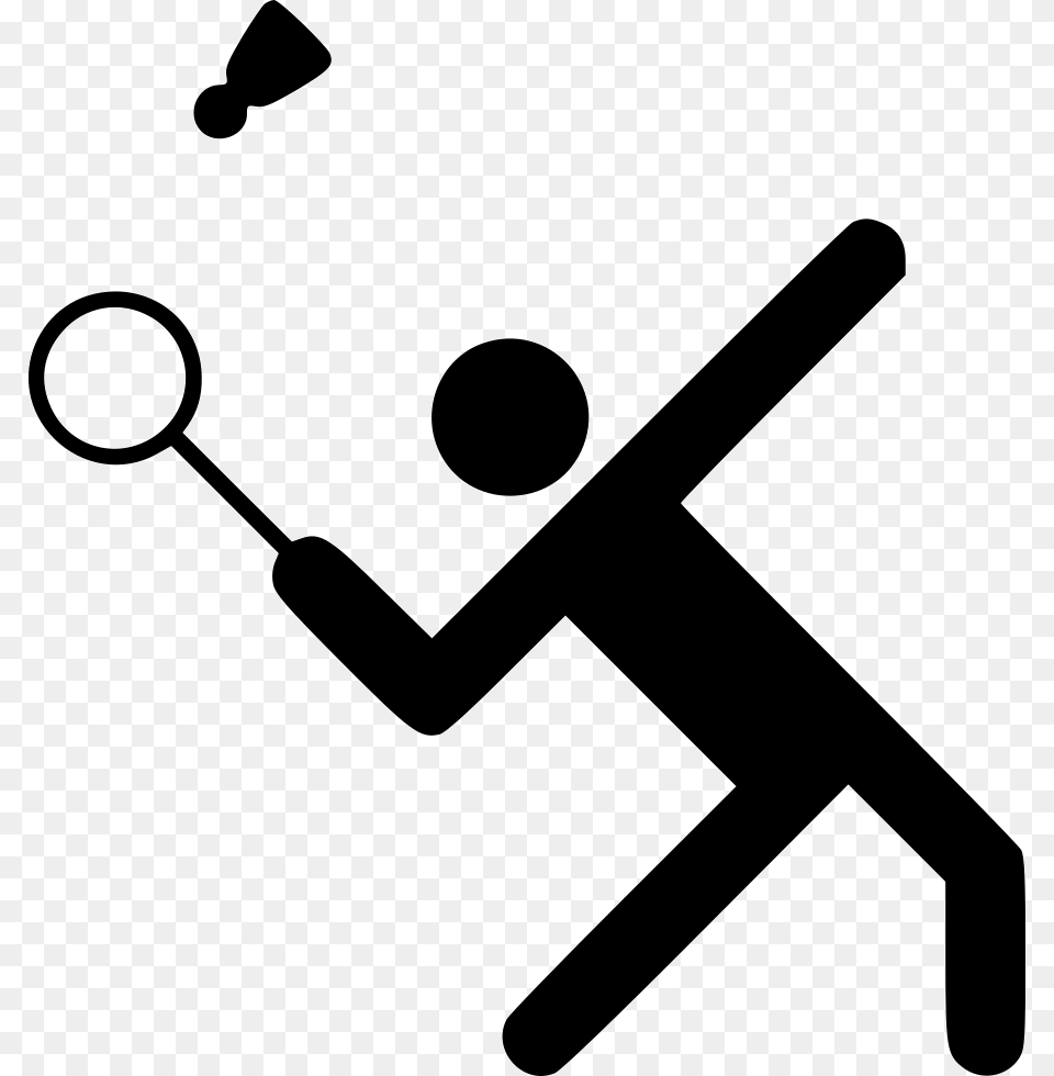 Badminton Icon Badminton Svg, Smoke Pipe, Person, Sport Free Transparent Png