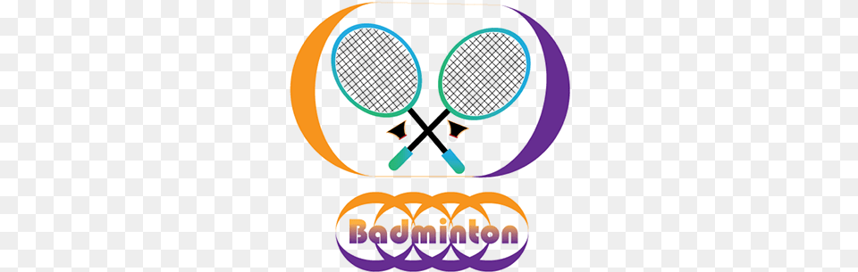 Badminton Projects Photos Videos Logos Illustrations Vector Crossed Tennis Rackets, Disk Png Image