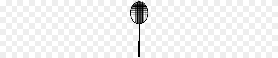 Badminton Racket Icons Noun Project, Gray Png