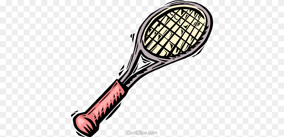 Badminton Racket Royalty Vector Clip Art Illustration Tennis Racket Clip Art, Sport, Tennis Racket, Appliance, Blow Dryer Free Png