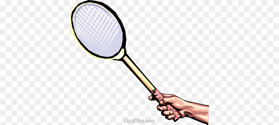 Badminton Racket Royalty Vector Clip Art Illustration, Sport, Tennis, Tennis Racket, Smoke Pipe Free Transparent Png