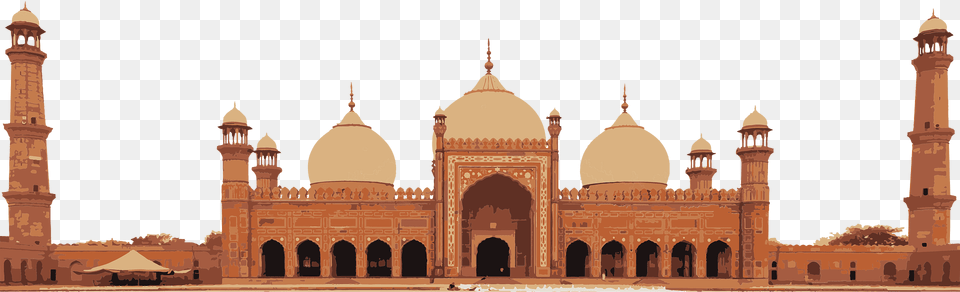Badshahi Mosque Clipart, Architecture, Building, Dome, Arch Free Png Download