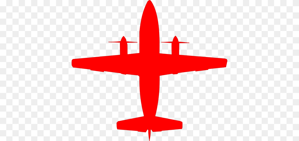 Bae Jetstream Red Silhouette Vector Image, Aircraft, Airliner, Airplane, Transportation Free Transparent Png