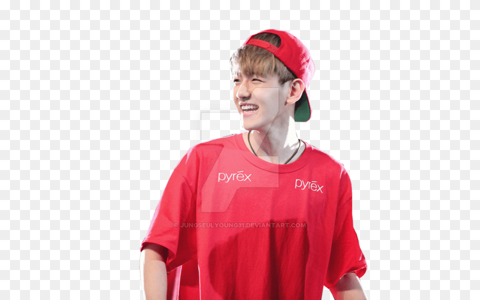 Baekhyun, Baseball Cap, T-shirt, Person, Male Free Png Download