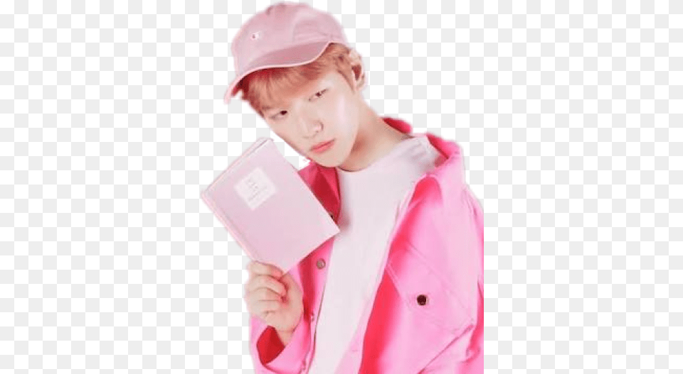 Baekhyun Baekhyun Pink, Cap, Clothing, Coat, Hat Free Transparent Png