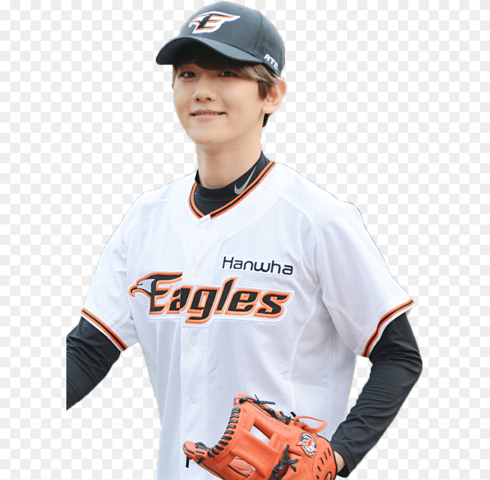 Baekhyun Baseball Download Baseball Player, Team Sport, Team, Sport, Person Free Png