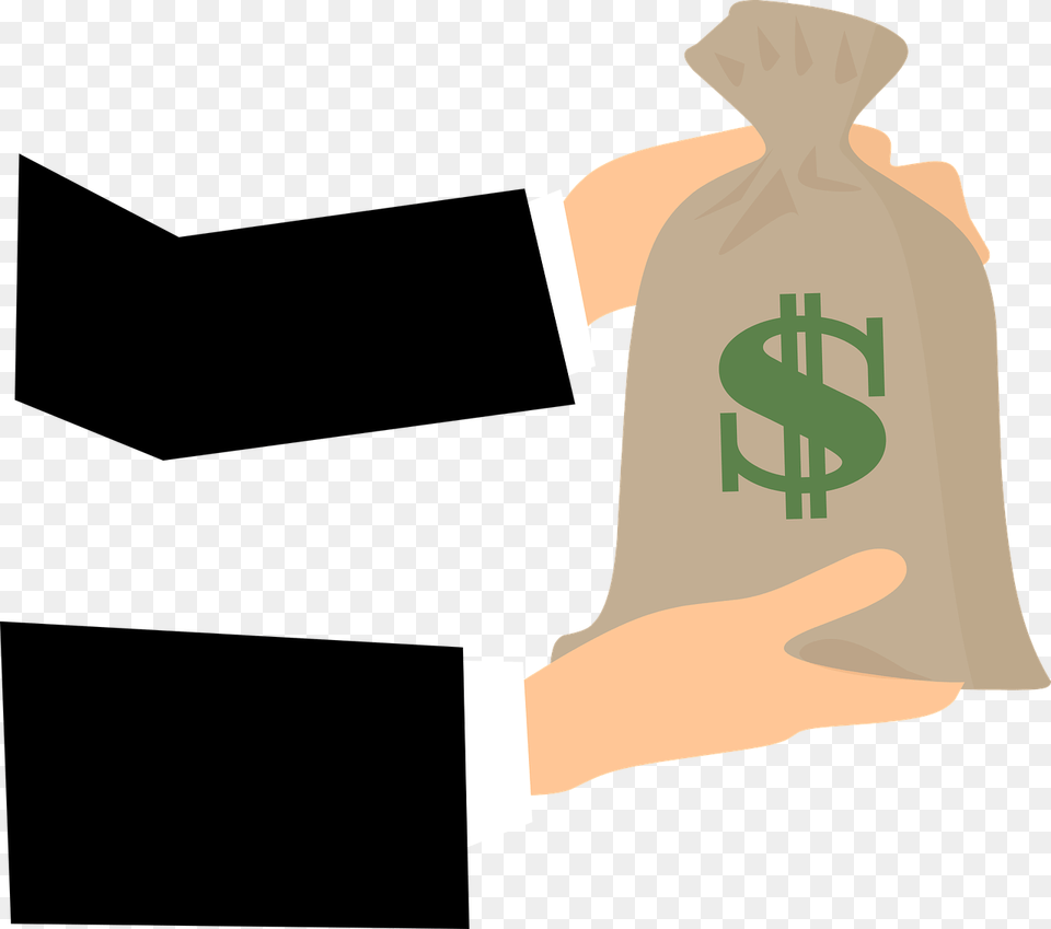 Bag American Business Holds Money Dollar Merchant Money Bags Pounds, Sack, Person Free Transparent Png