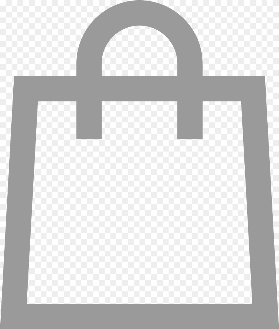 Bag Background Shopping Bag Icon, Gray Free Transparent Png