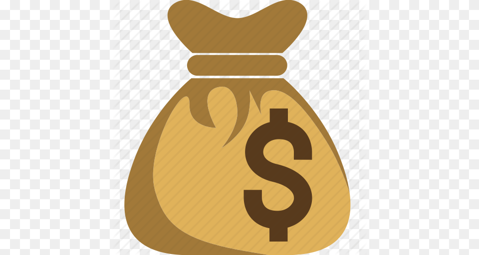 Bag Bank Dollars Euro Money Moneybag Us Icon, Symbol, Text, Sack, Number Free Png