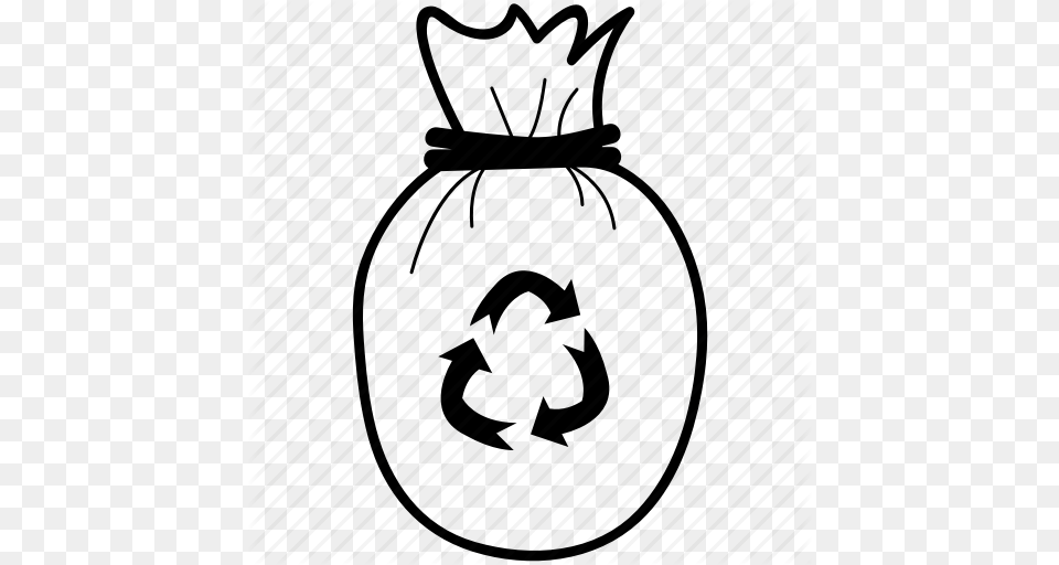 Bag Black Bag Can Container Plastic Bag Recycle Reuse Icon Free Png Download