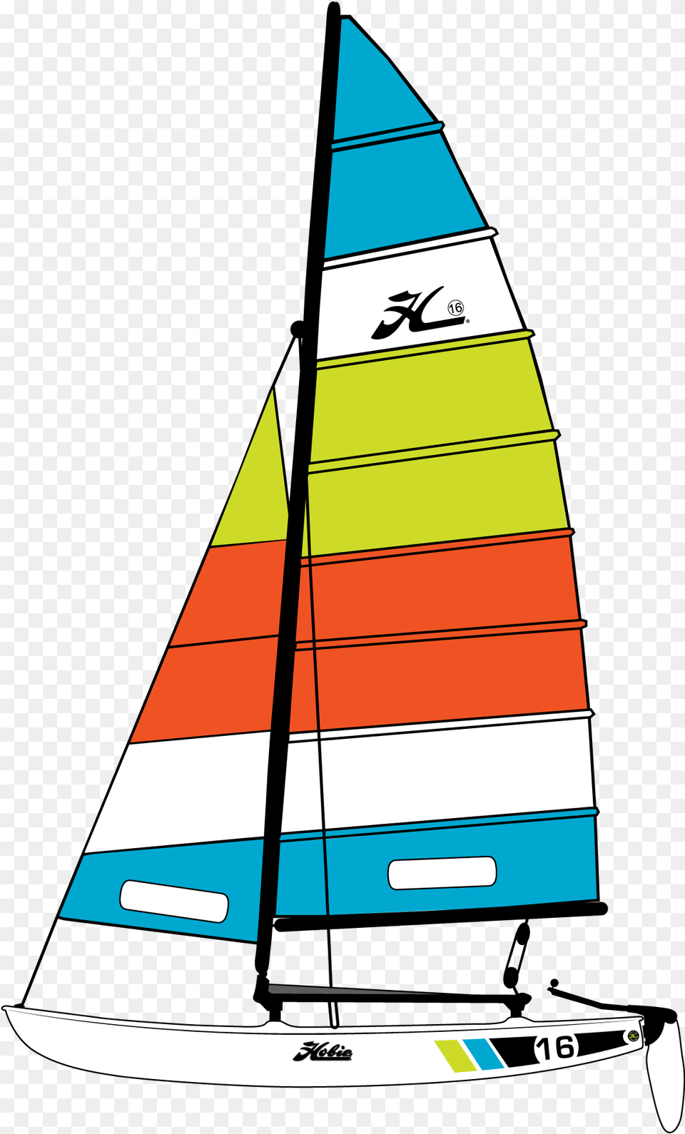 Bag Clip Sailing Hobie Cat Sailboat Vector, Boat, Transportation, Vehicle, Yacht Png Image