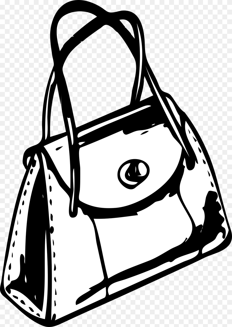 Bag Clipart Black And White Clip Art Images, Accessories, Handbag, Purse, Bow Png Image