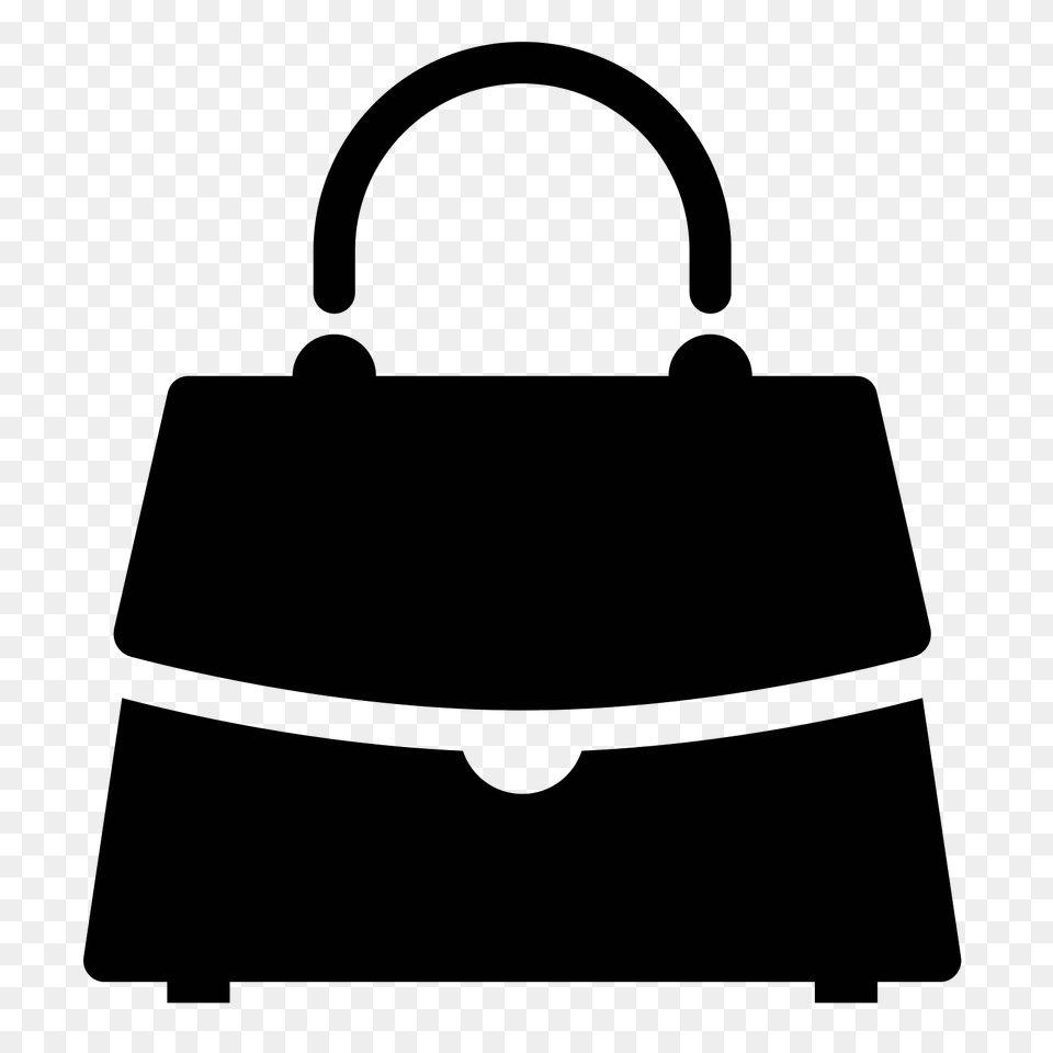 Bag Filled Icon, Gray Png Image