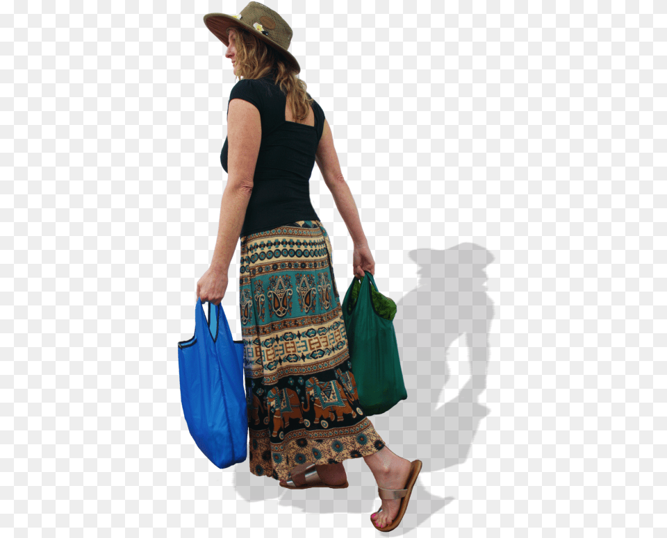 Bag It Main Shopper Regular Everyday Shopping Bag Fashion Model, Accessories, Person, Hat, Handbag Png Image