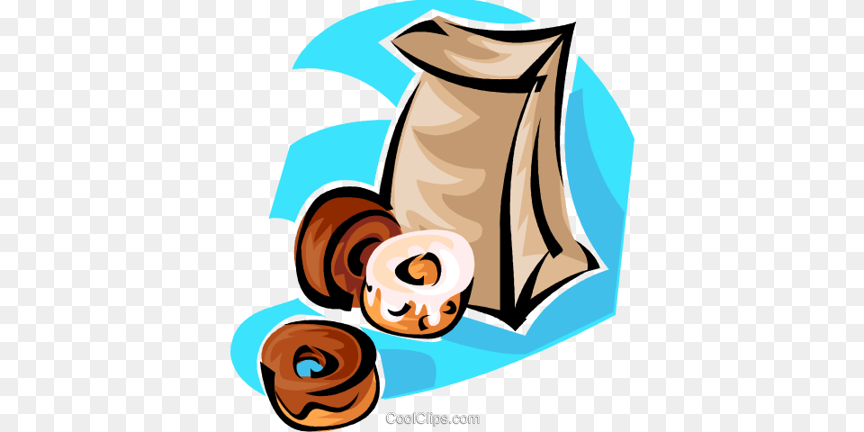 Bag Of Donuts Royalty Vector Clip Art Illustration, People, Person, Baby, Food Free Png Download