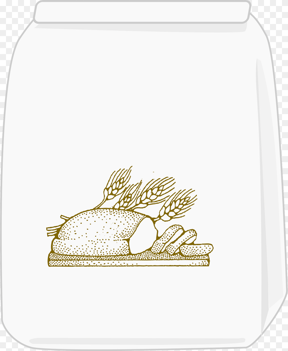 Bag Of Flour Clipart, Food, Jar, Meal, Lunch Png