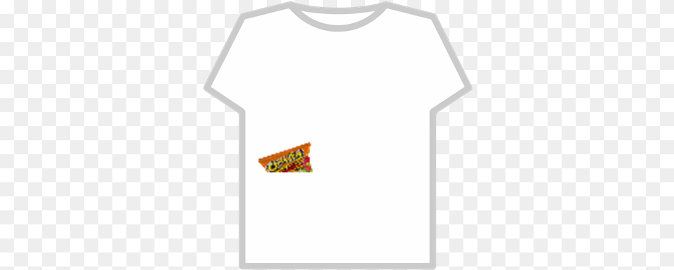 Bag Of Hot Cheetos Make At Shirt On Roblox, Clothing, T-shirt, Food, Sweets Free Png Download