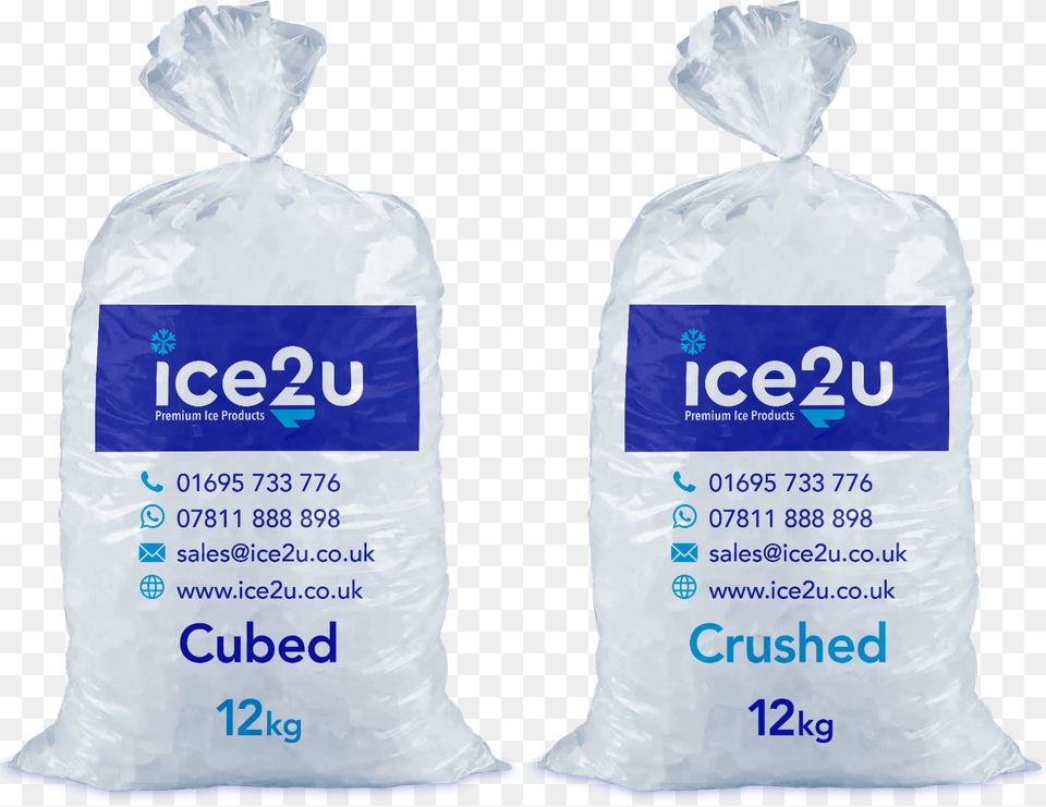 Bag Of Ice Packaging And Labeling, Plastic, Plastic Bag, Business Card, Paper Png