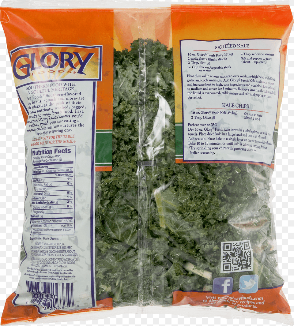 Bag Of Kale Nutrition Free Transparent Png