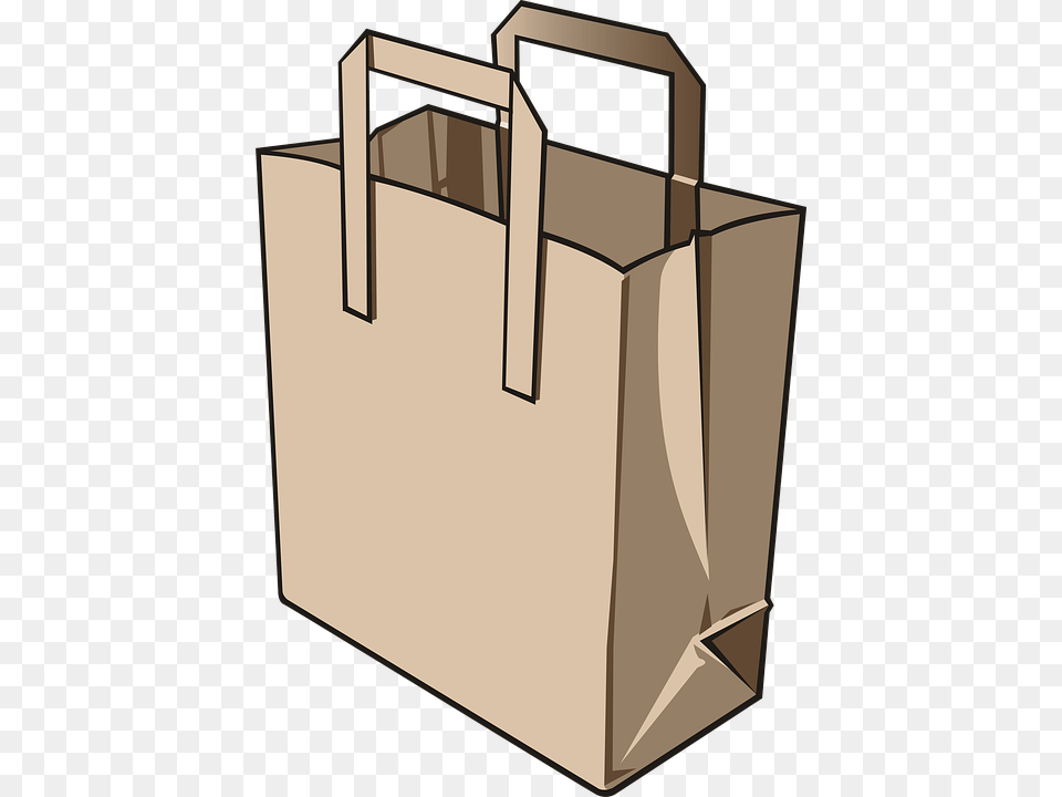 Bag Paper Bag Paper Commissions Food Supermarket Clip Art Paper Bag, Shopping Bag, Tote Bag, Mailbox Free Png