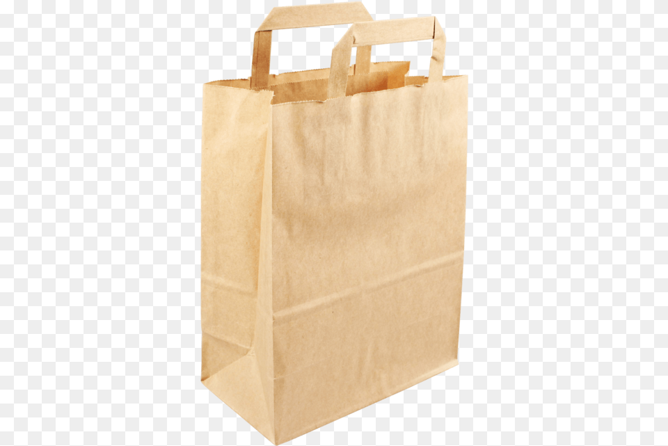 Bag Pulp Flat Paper Handles 22x 10x28cm Carrier, Shopping Bag, Box Free Transparent Png