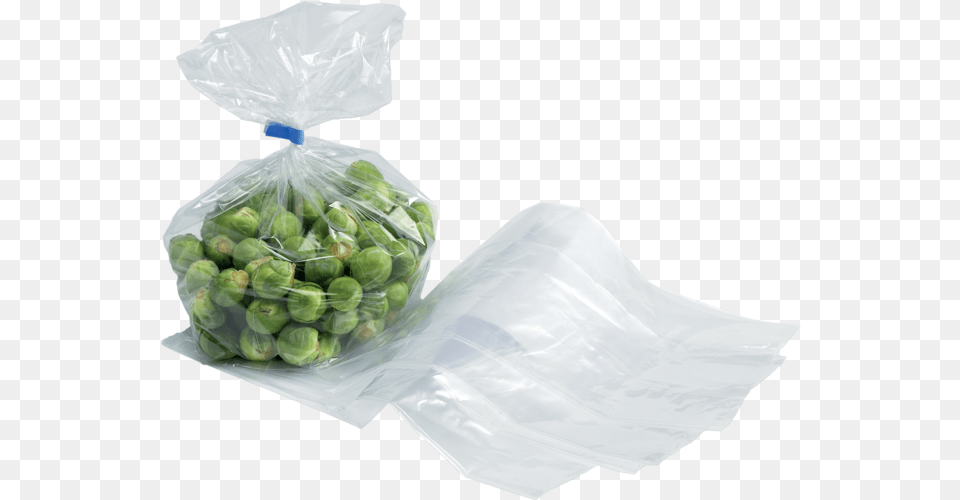 Bag Side Fold Bag Ldpe 204x50cm 18my Transparent, Plastic, Plastic Bag, Produce, Food Png