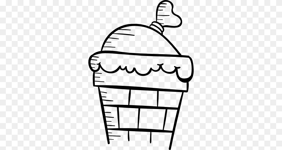 Bag Stuck In The Chimney, Cream, Dessert, Food, Ice Cream Free Transparent Png