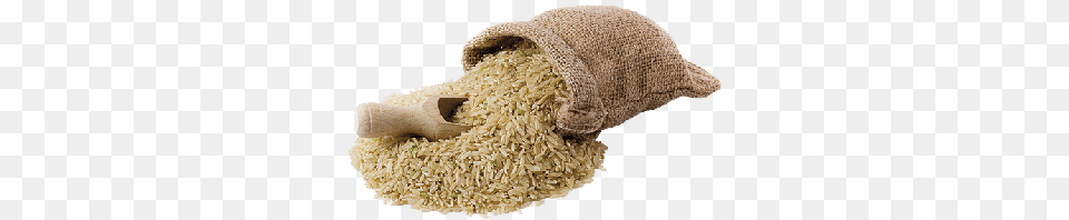 Bag With Spilled Rice And Scoop, Food, Produce, Grain, Brown Rice Free Png Download