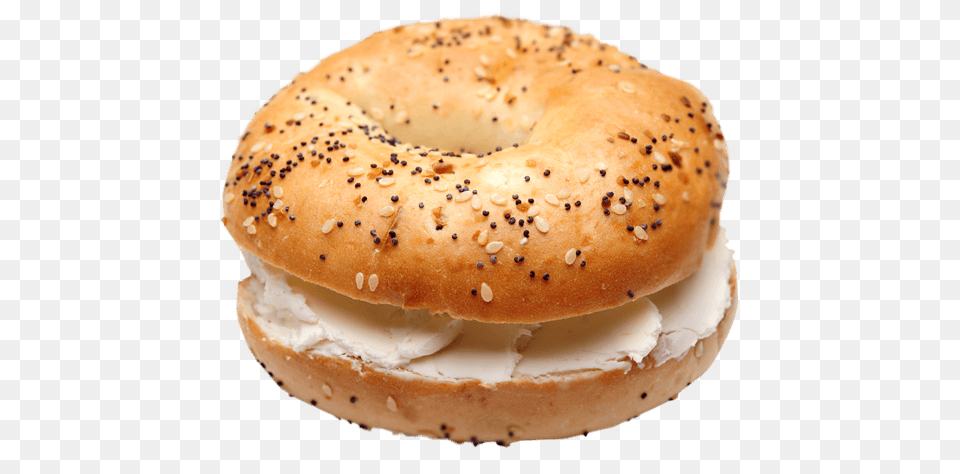 Bagel, Bread, Food, Burger Free Png Download