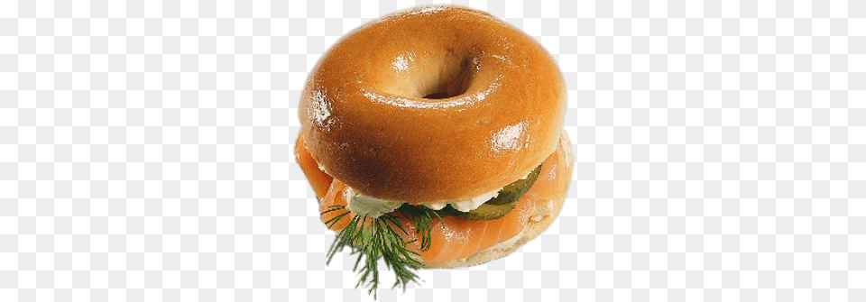 Bagel Salmon Transparent Stickpng Salmon Bagel Transparent Background, Bread, Burger, Food Free Png