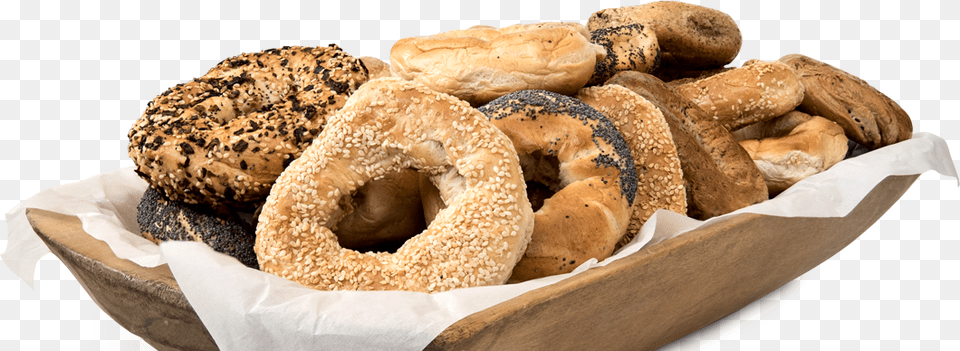 Bagels Tray Of Bagels Background, Bagel, Bread, Food Free Png Download