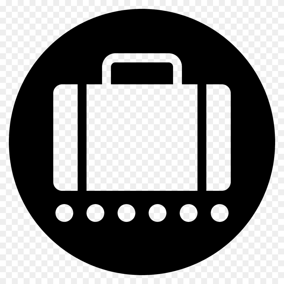 Baggage Claim Emoji Clipart, Bag, Briefcase, Disk Free Png Download