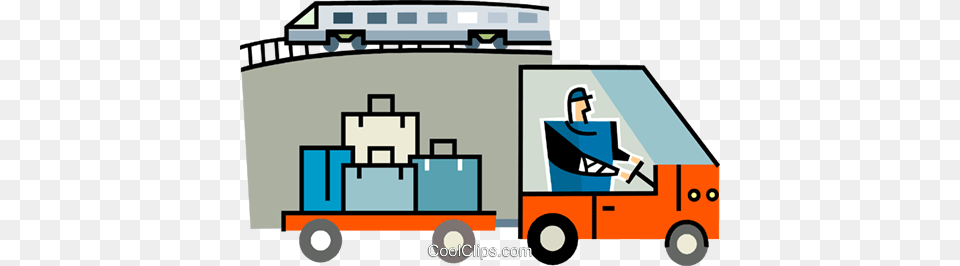 Baggage Handler, Transportation, Van, Vehicle, Machine Png