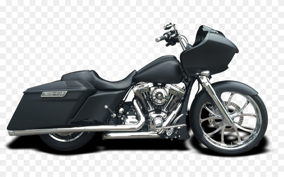 Bagger Harley Davidson Touring With 45 Inch Exhaust, Machine, Spoke, Wheel, Vehicle Png Image