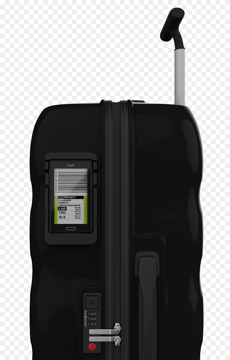 Bagid Digital Baggage Tag Norway, Suitcase, Appliance, Blow Dryer, Device Free Png