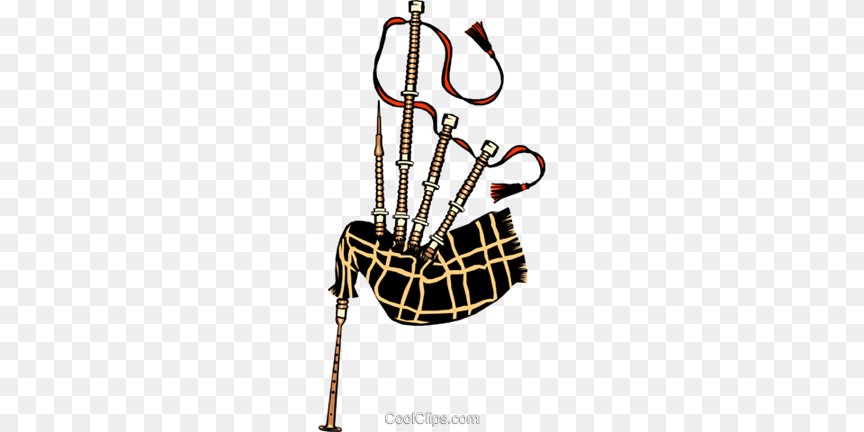 Bagpipes Royalty Vector Clip Art Illustration, Bagpipe, Musical Instrument Free Png Download