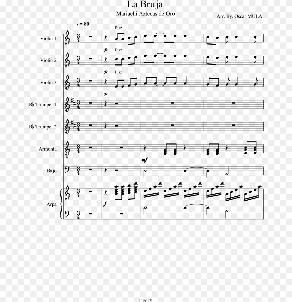 Bags Groove Trumpet Sheet Music, Gray Png