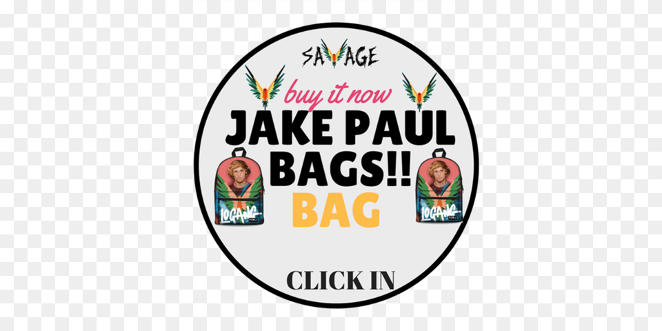 Bags Jake Paul Logang Paul Logan Maverick Savage Tagged, Adult, Female, Person, Woman Png Image